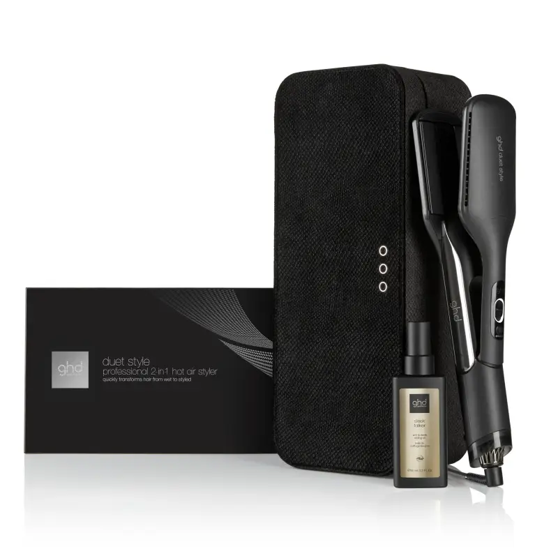 Hot Air Styler ghd duet style® gift set - piastra asciugacapelli 2 in 1 & ghd sleek talker - Piastra capelli,Cofanetto per capelli