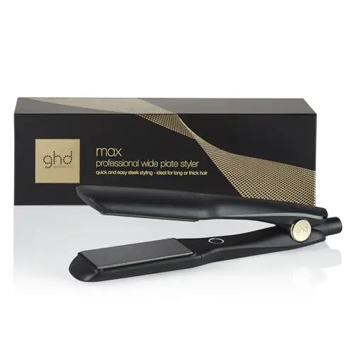 ghd Max Piastra & Styler a Lamelle Ampie – Lamelle Extra Large per Styling Rapido, Maggiore Lucentezza, Senza Crespo –