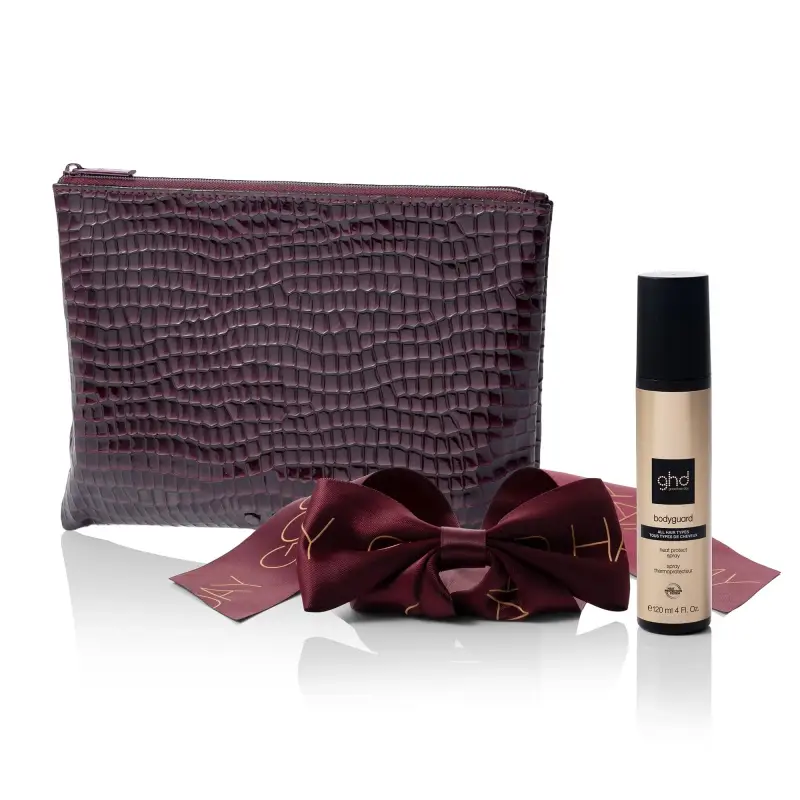 ghd Style ghd Style Gift Set Cherry Chic - Prodotti termo protettivi capelli,Elastici per capelli,Cofanetto per capelli