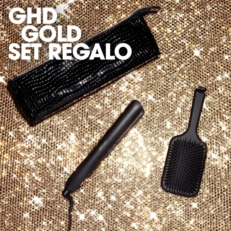 Styler ghd gold® Gift Set - piastra per capelli professionale + paddle brush - Piastra capelli, Spazzole per capelli, Cofanetto per capelli miniatura 2