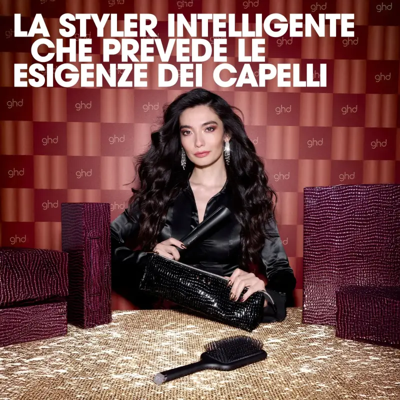 Styler ghd platinum+ Gift Set - piastra per capelli professionale + paddle brush - Piastra capelli, Spazzole per capelli, Cofanetto per capelli miniatura 3