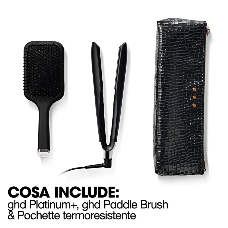 Styler ghd platinum+ Gift Set - piastra per capelli professionale + paddle brush - Piastra capelli, Spazzole per capelli, Cofanetto per capelli miniatura 5
