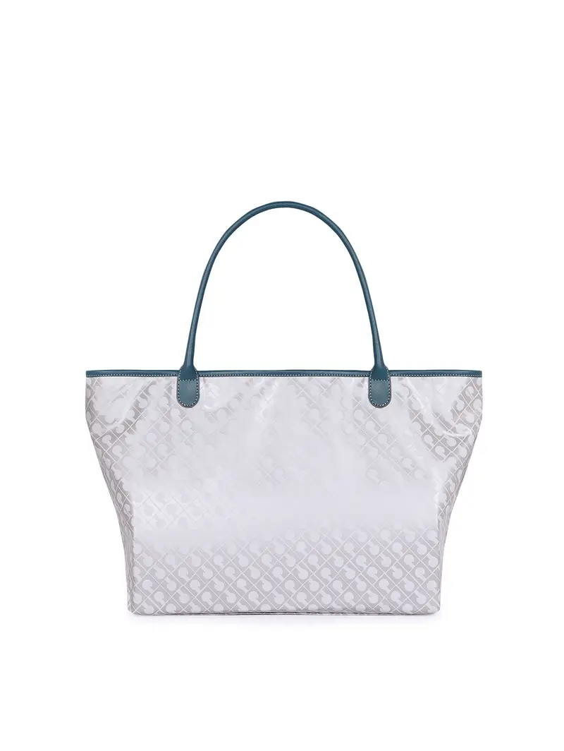 Shopper Softy Argento Grigio Metallic