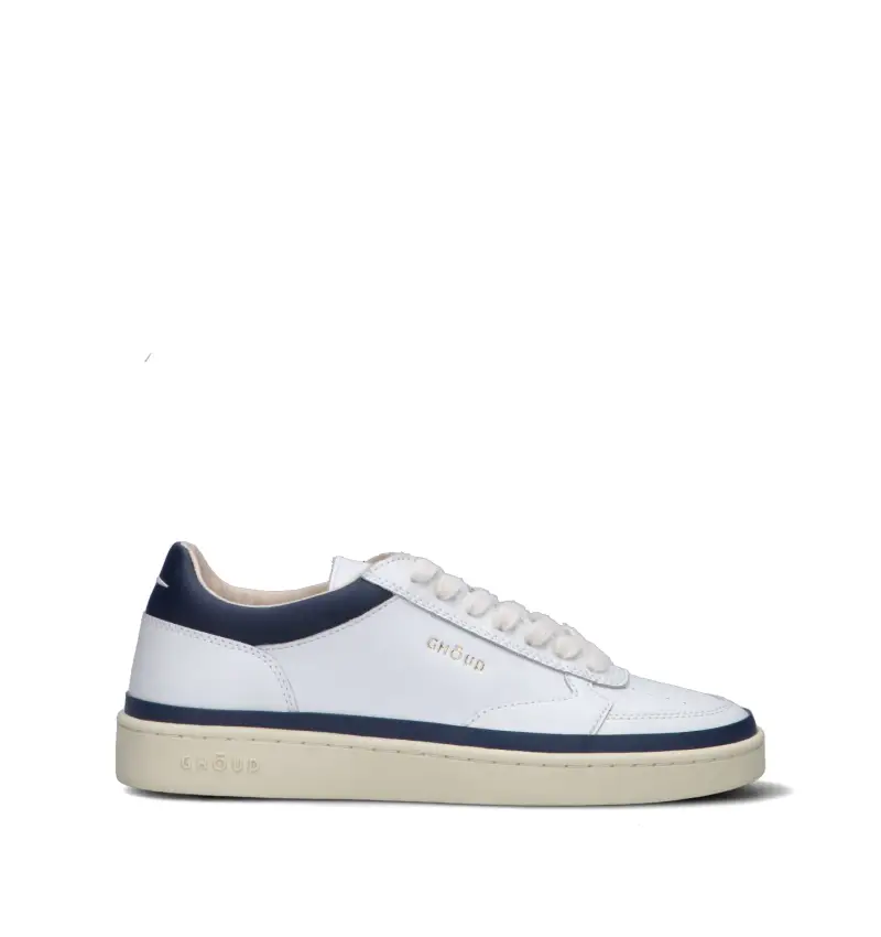 Sneaker uomo bianca/blu in pelle Vario