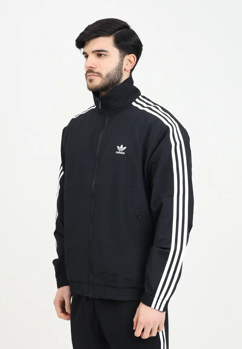 Giacca a vento Adicolor Woven Firebird nera da uomo