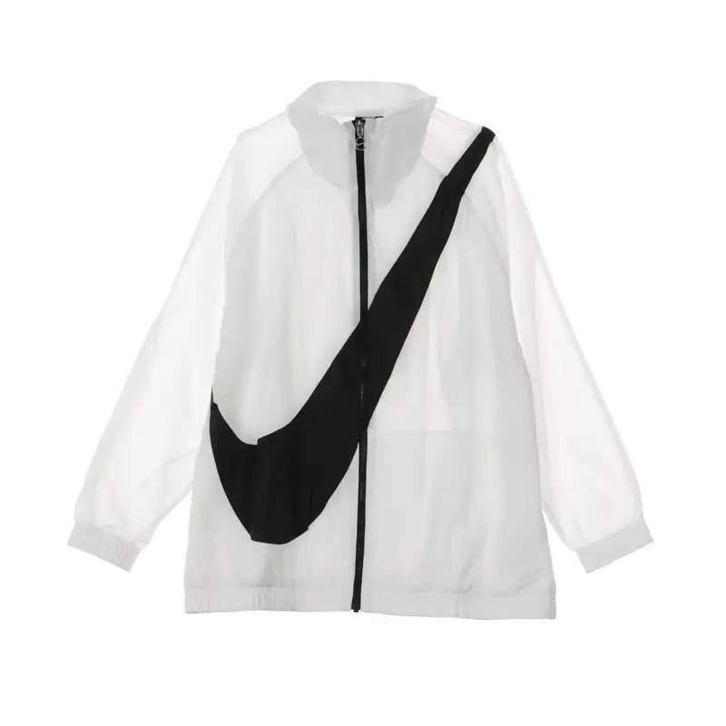 Giacca a Vento Donna W Swoosh Jkt Wvn Cb White/white/black