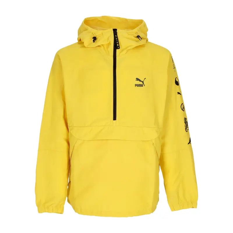 Giacca a Vento Infilabile Uomo Anorak Jacket X Staple Sun Ray Yellow