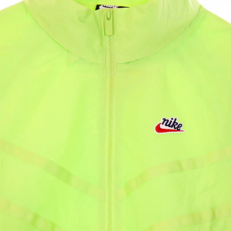 Giacca a Vento Infilabile Uomo M Sportswear Heritage Windrunner Lnd Half-zip Hooded Jacket Key Lime
