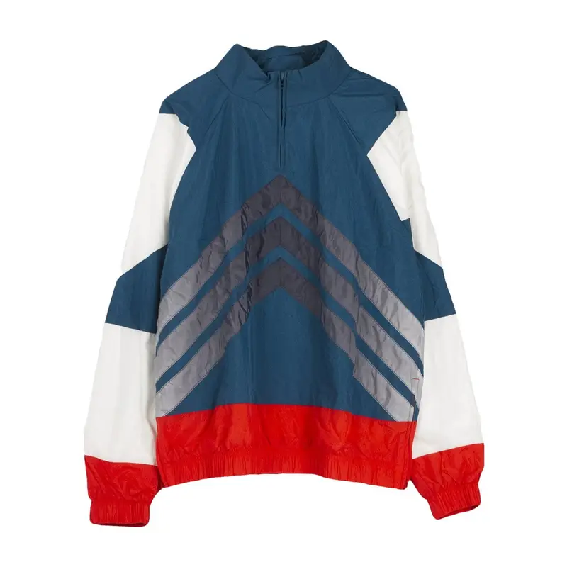 Giacca a Vento Infilabile Uomo V Stripes Wb Blue/hi Res Red