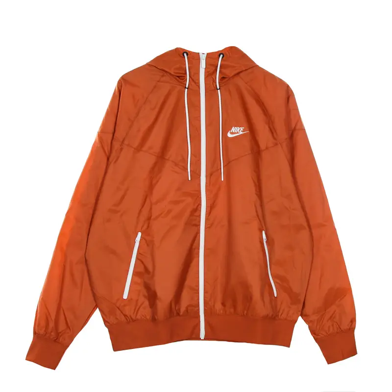 Giacca a Vento Uomo Sportswear Woven Lined Windrunner Hooded Jacket Light Sienna/white