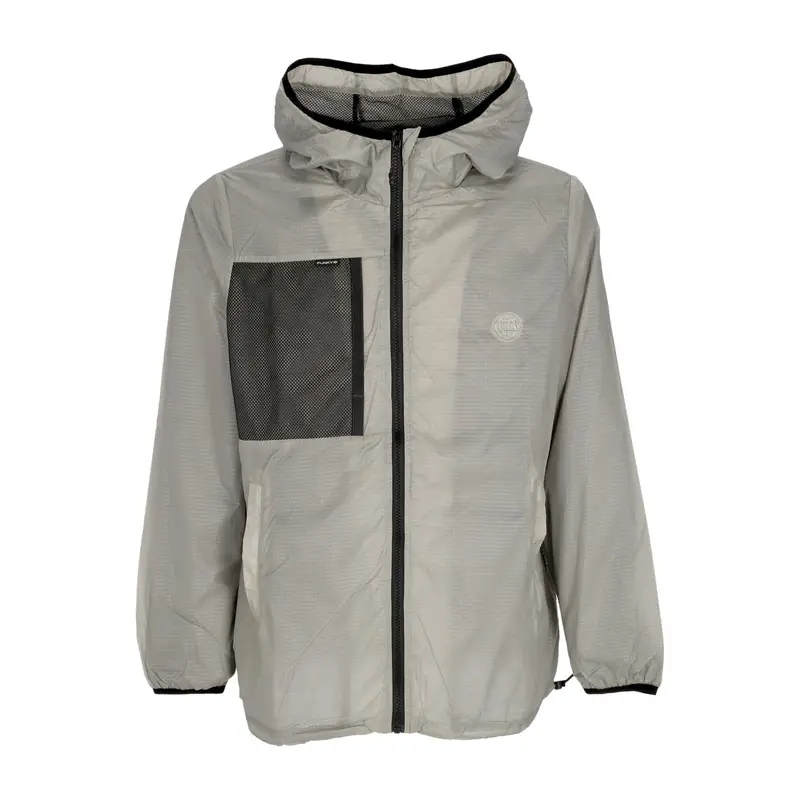 Giacca a Vento Uomo Yeti Nylon Ripstop Windbreaker Grey