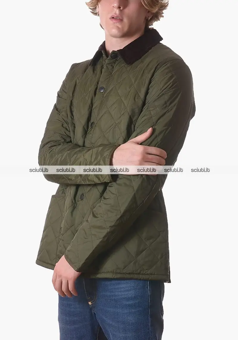 Giacca Barbour uomo verde oliva Heritage Liddesdale