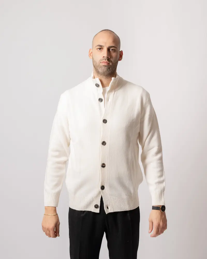 Giacca Bottoni Panna