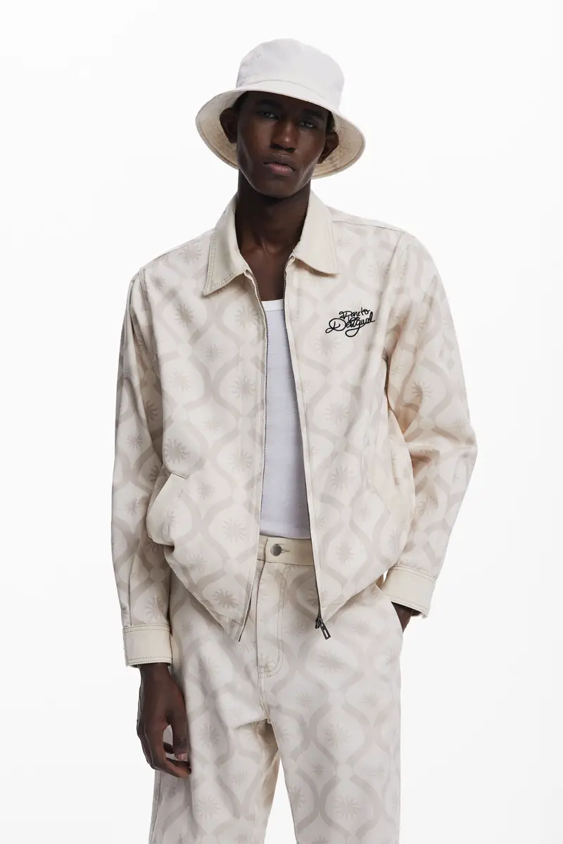 Giacca con motivi di soli