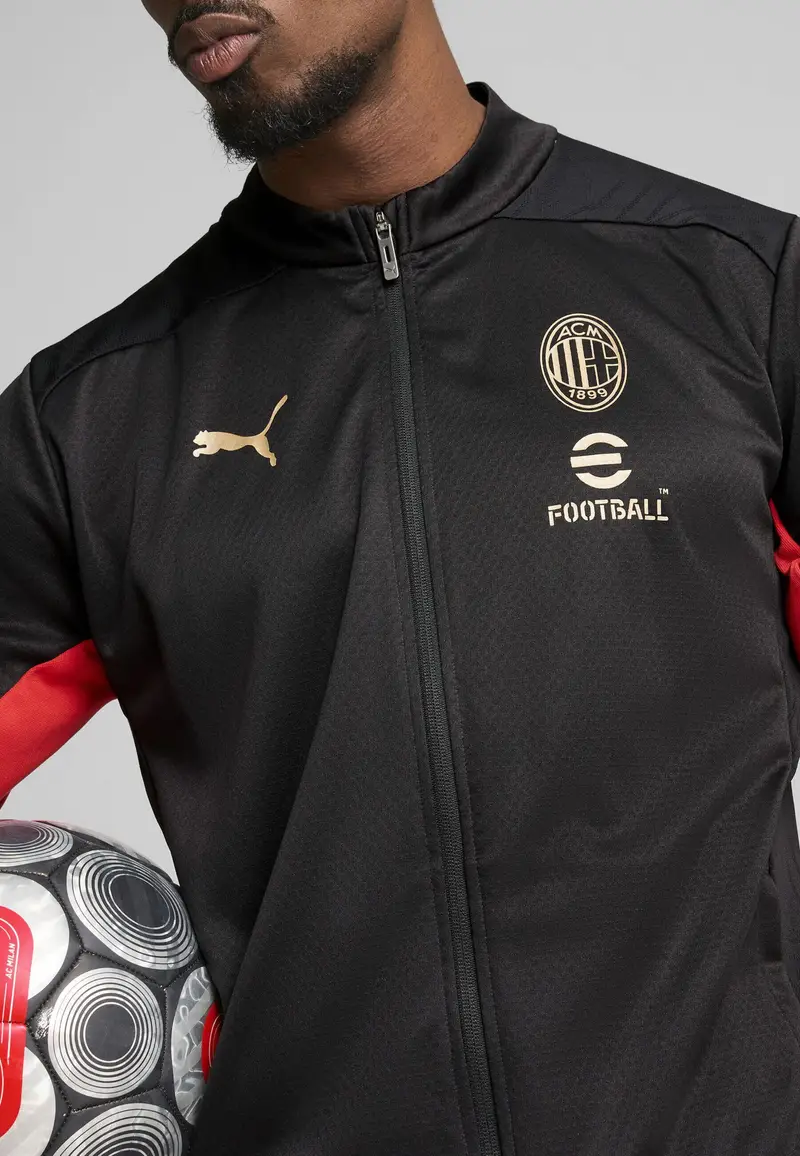 Giacca da allenamento AC Milan da uomo PUMA Black For All Time Red |  Puma