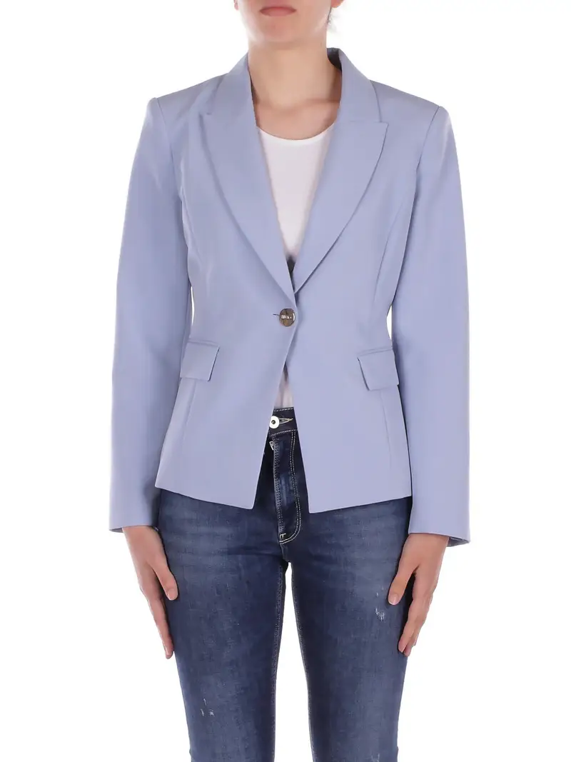 Giacca Donna LIU JO Deep blu Ecs giacca 1 bottone