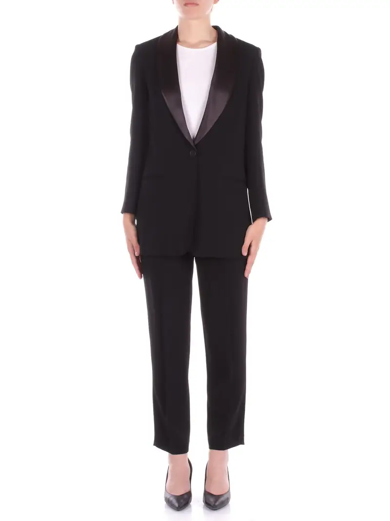 Giacca Donna MANILA GRACE Nero Giacca collo scialla