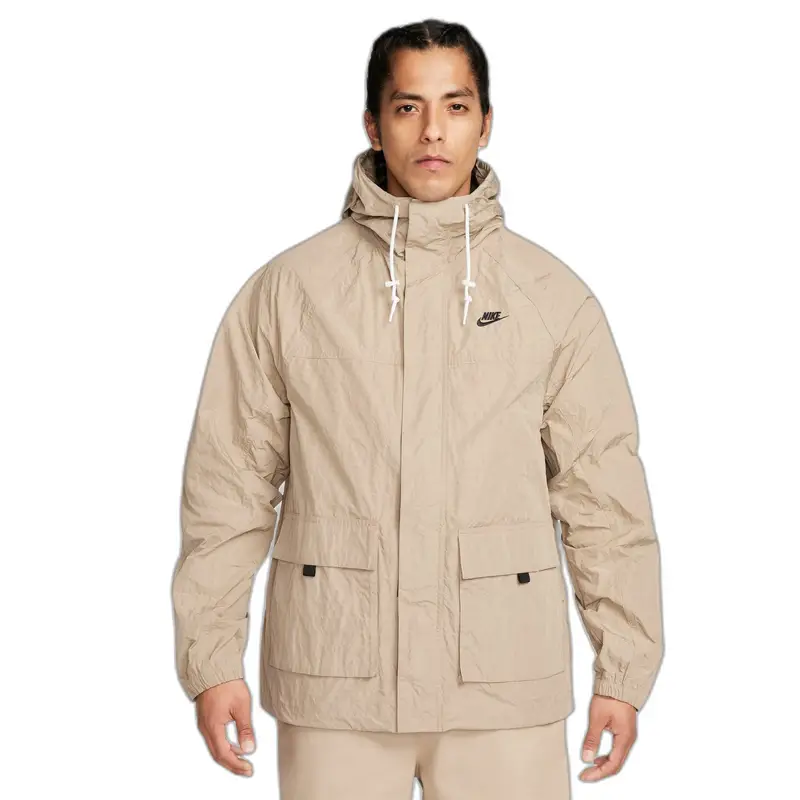 Giacca impermeabile con cappuccio Nike Club