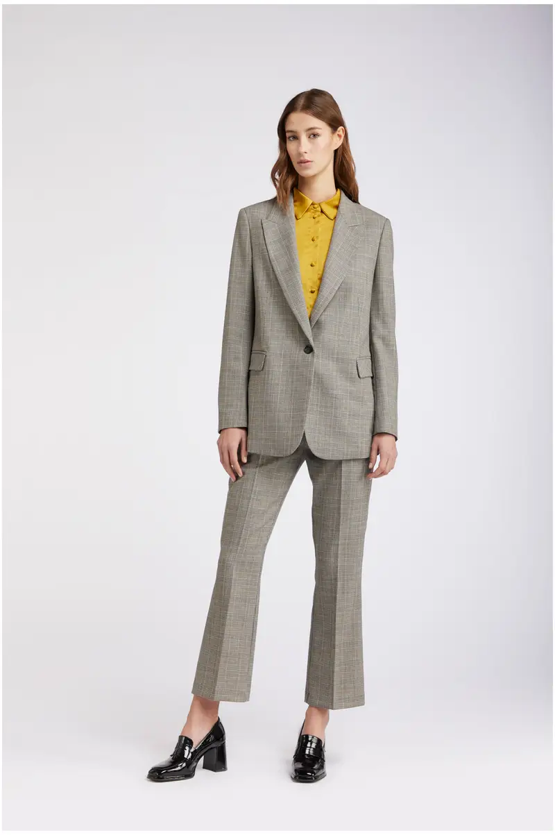 giacca over size principe di galles principe di galles 44