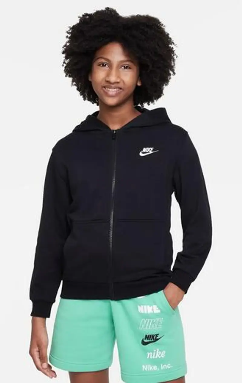 Giacca ragazzo sportswear club ft lbr - nero | Nike