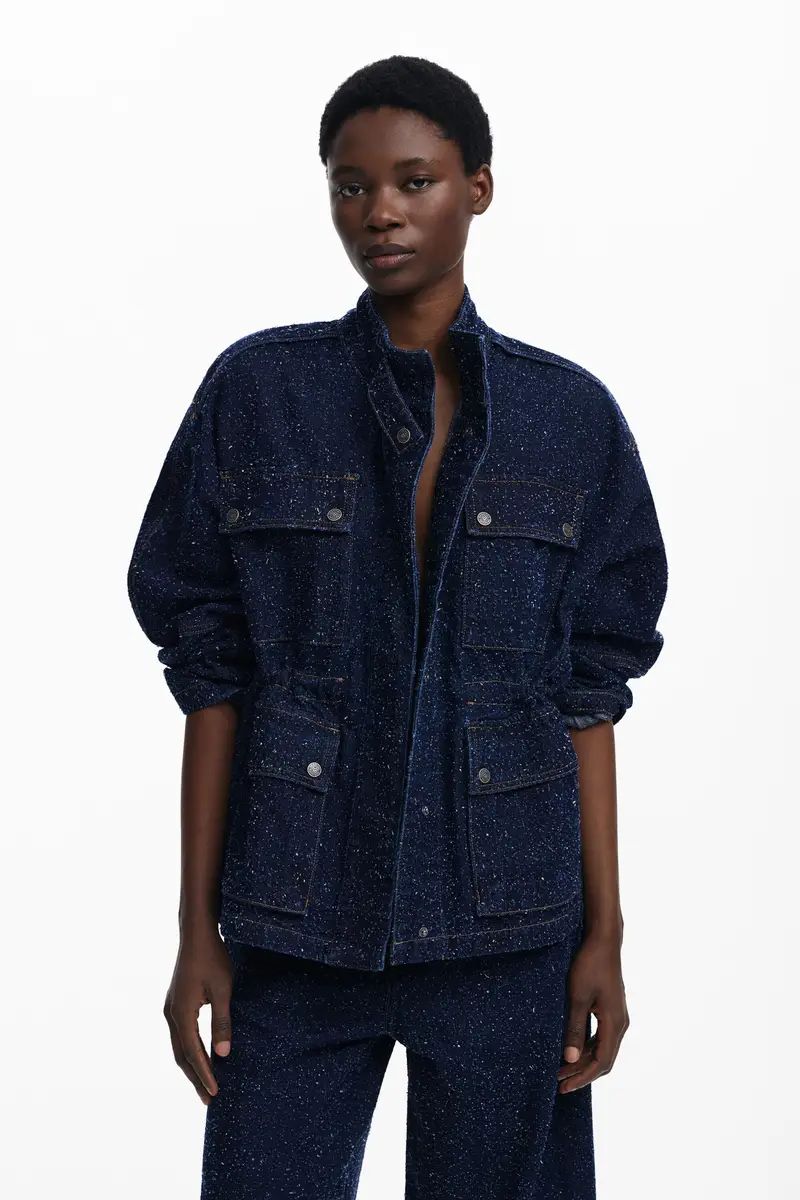 Giacca trucker con tasche