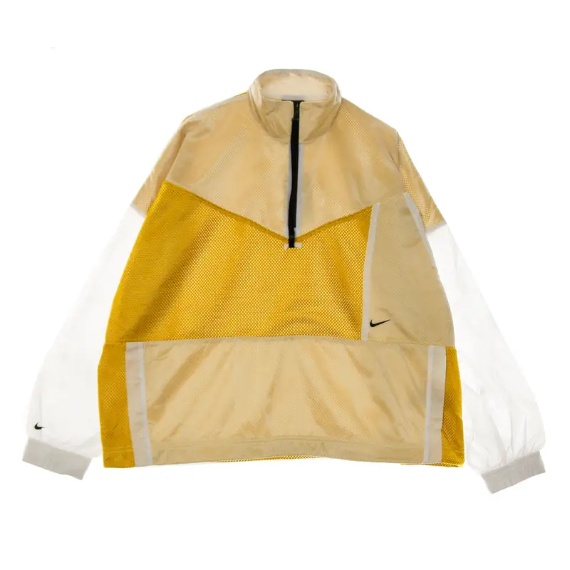 Giacca Tuta Donna W Sportswear Tech Pack Jacket Woven Mesh Dark Citron/white/black