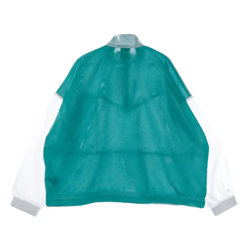 Giacca Tuta Donna W Sportswear Tech Pack Jacket Woven Mesh Neptune Green/white/black