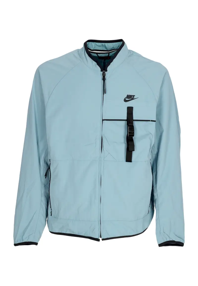 Giacca Tuta Uomo Tech Woven Jacket Denim Turq/black