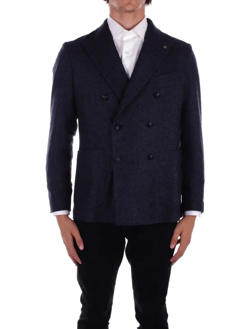 Giacca Uomo TAGLIATORE Blu Spigato