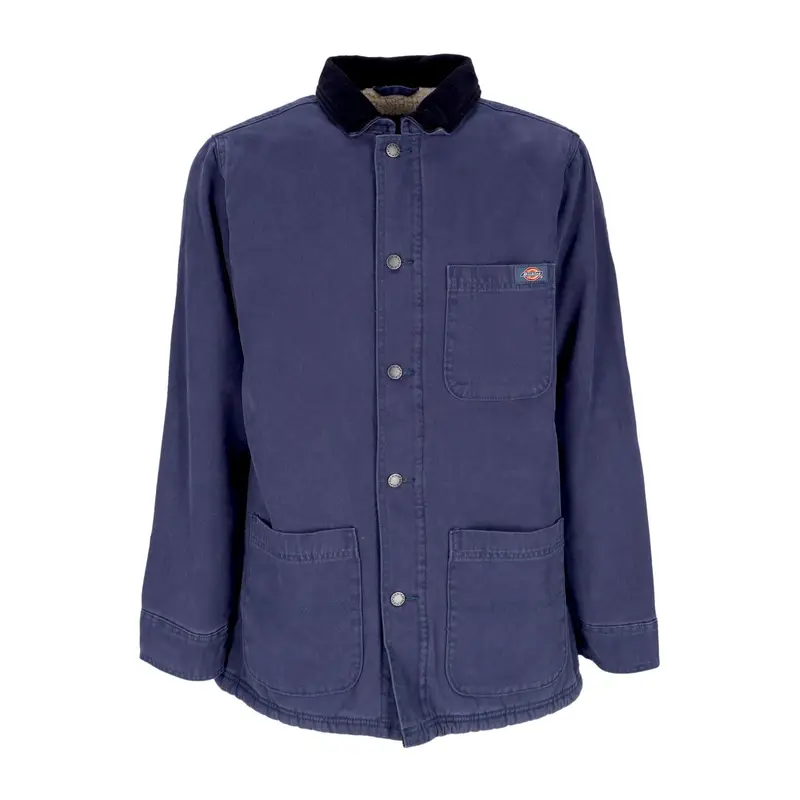 Giacca Workwear Uomo Duck Canvas Chore Coat Stone Washed Navy