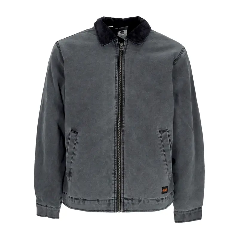 Giacca Workwear Uomo Parker Canvas Jacket Washed Black