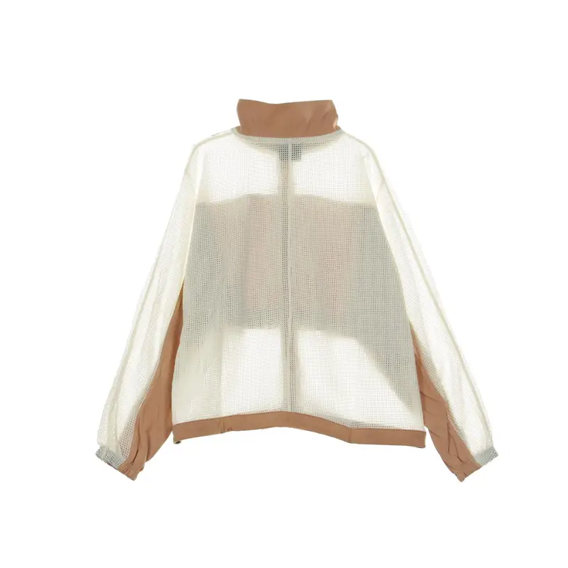 Giacchetta Donna Jacket Mesh Rose Gold/pale Ivory/pale Ivory