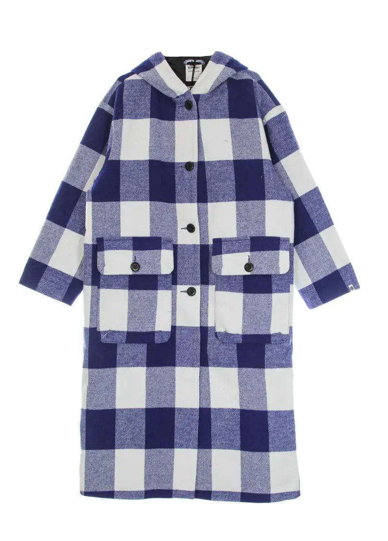 Giaccone Lungo Donna Blizzard Coat Blue Buffalo