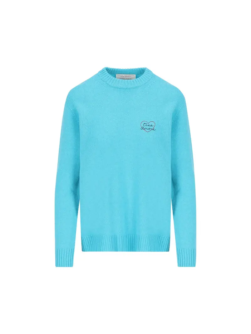 Pullover Heartbeat AZZURRO