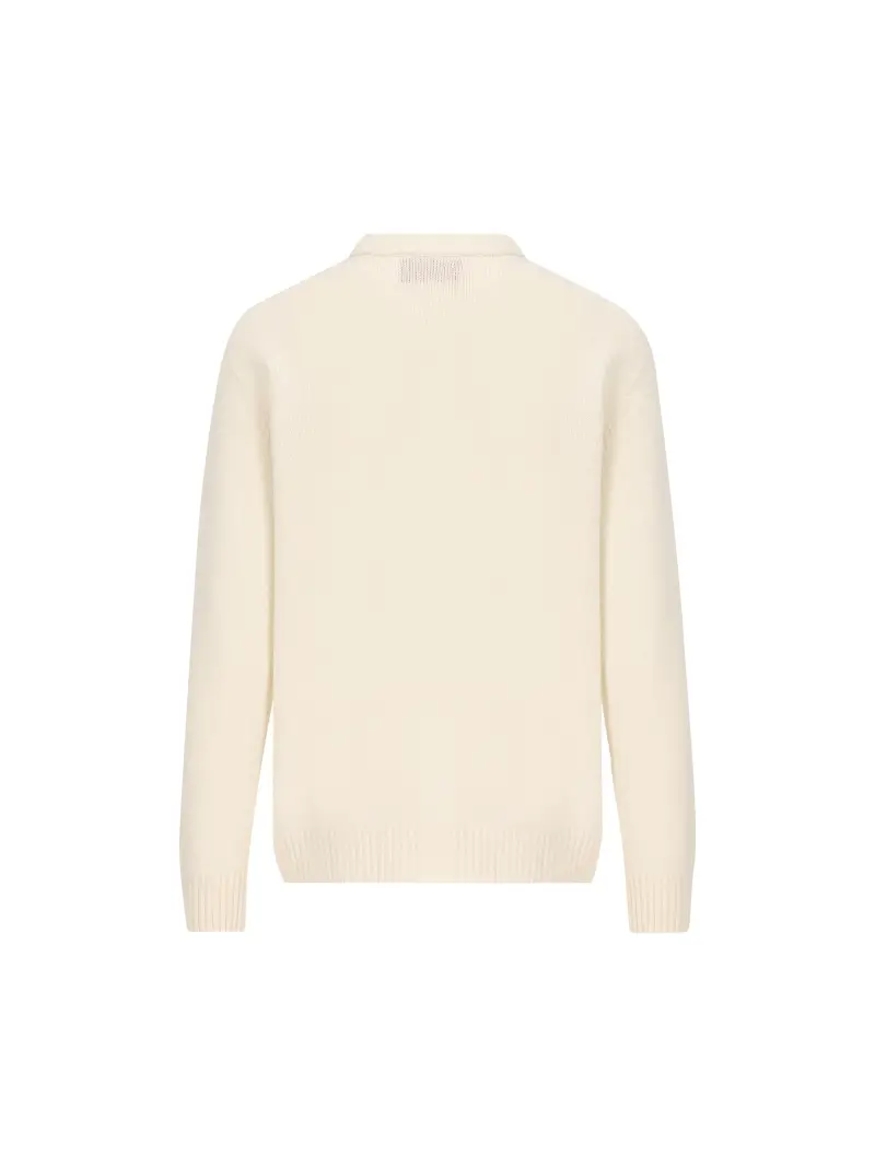 Pullover Heartbeat BIANCO miniatura 2