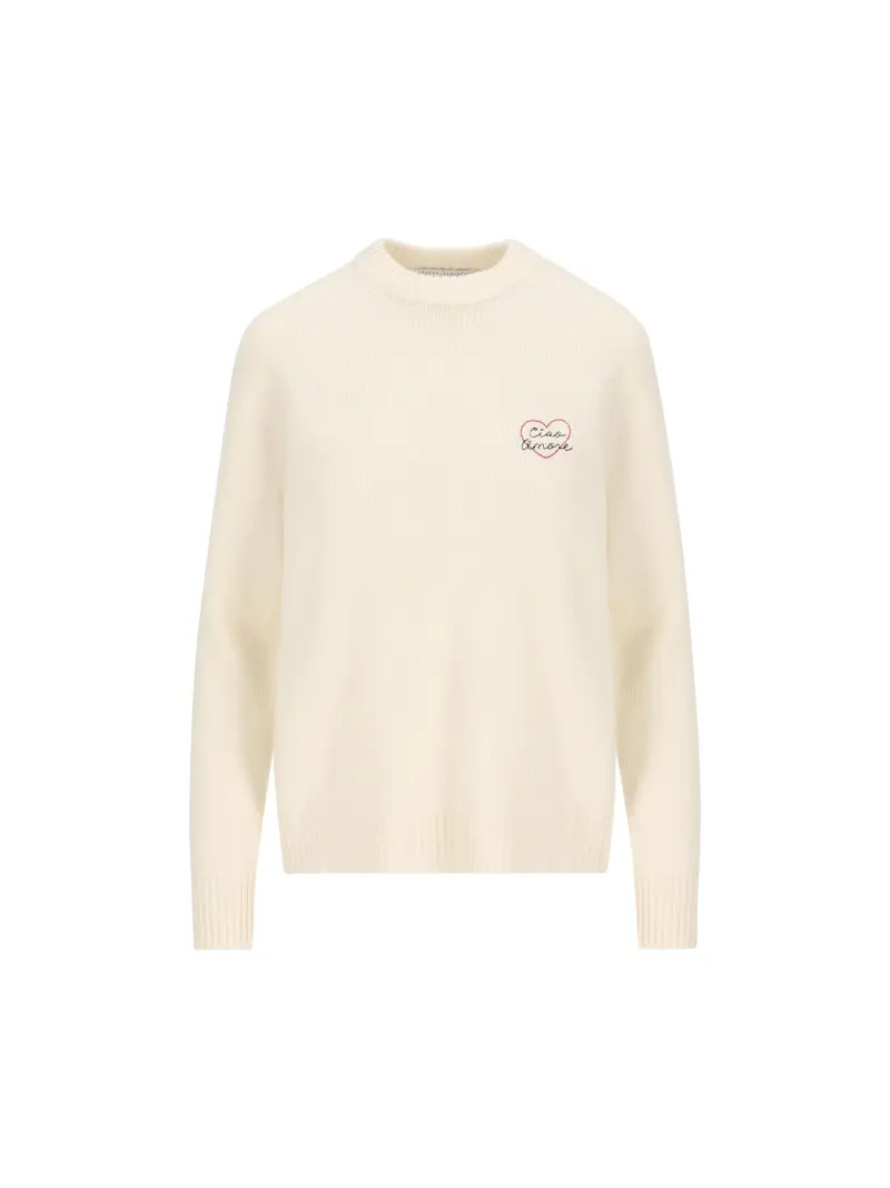 Pullover Heartbeat BIANCO