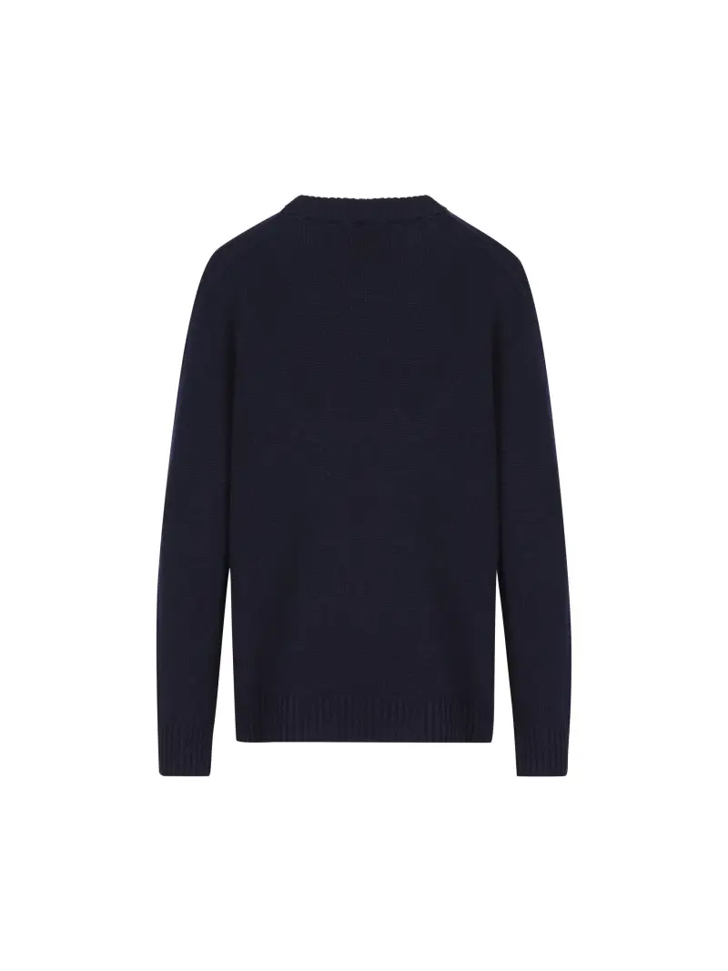 Pullover Heartbeat BLU miniatura 2