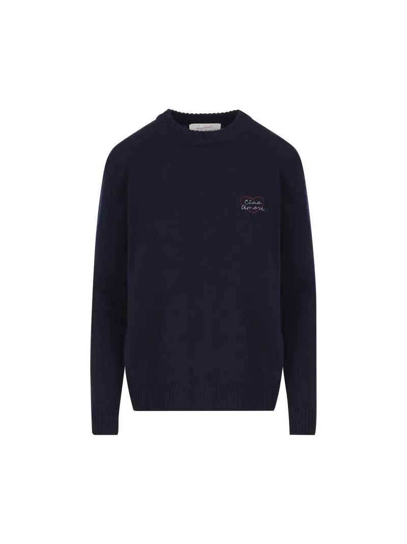 Pullover Heartbeat BLU