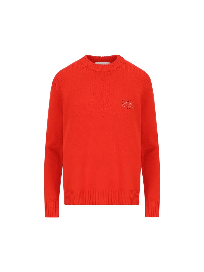 Pullover Heartbeat ROSSO