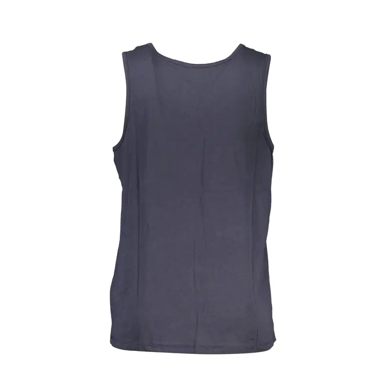 Gian Marco Venturi Canotta Uomo Blu con Ricamo Logo miniatura 2