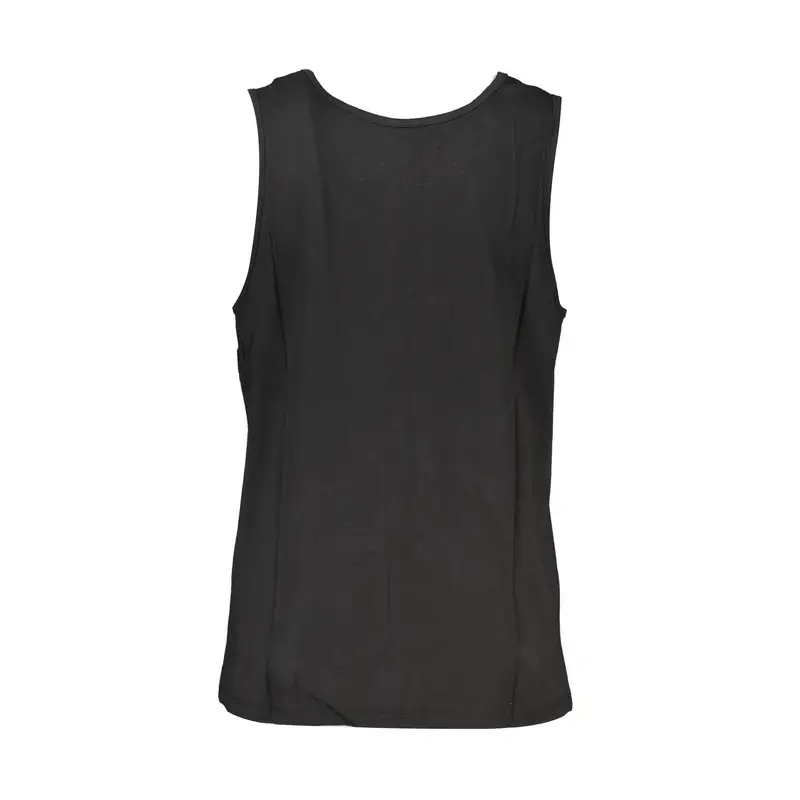 Gian Marco Venturi Canotta Uomo Nera con Ricamo Logo miniatura 2