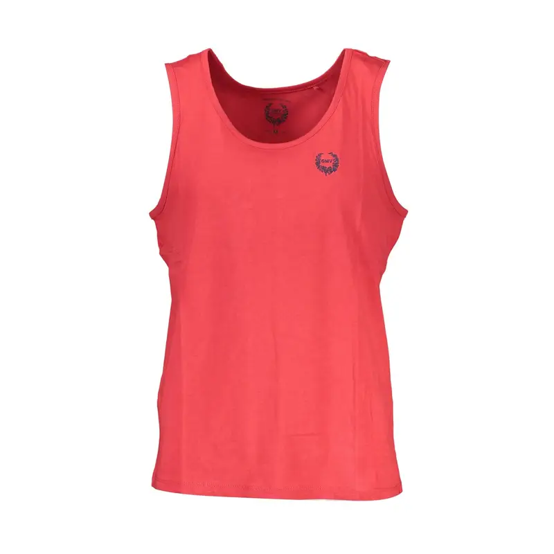 Gian Marco Venturi Canotta Uomo Rossa con Ricamo