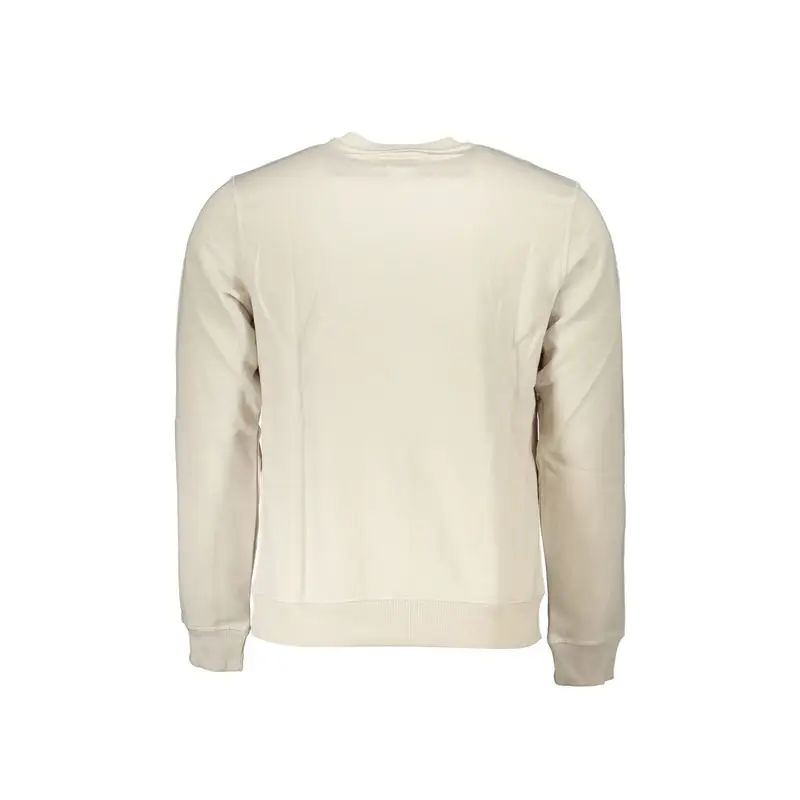 Felpa Maniche Lunghe Uomo Bianca Ricamo Bianco miniatura 2