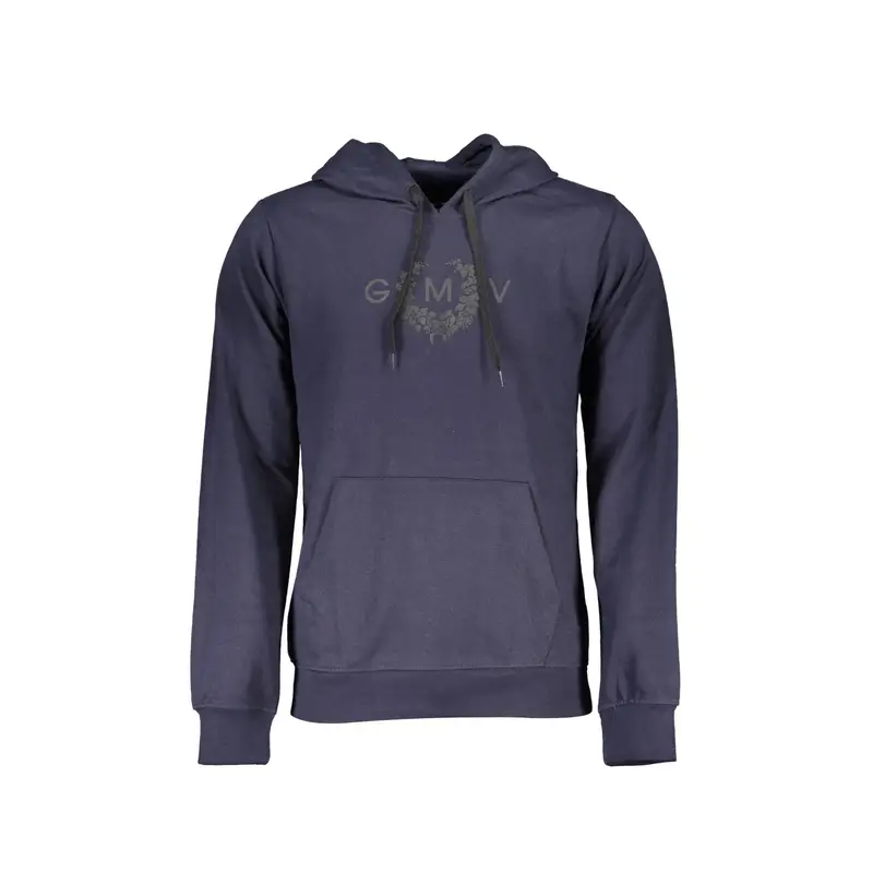 Gian Marco Venturi Felpa Uomo Blu con Cappuccio