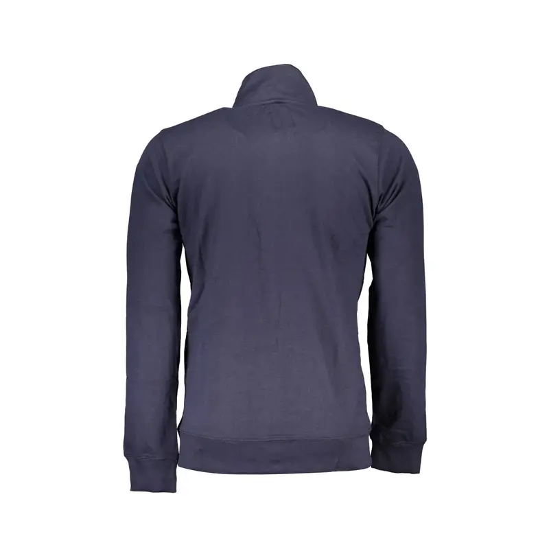 Gian Marco Venturi Maglia Uomo Blu con Zip e Ricamo miniatura 2