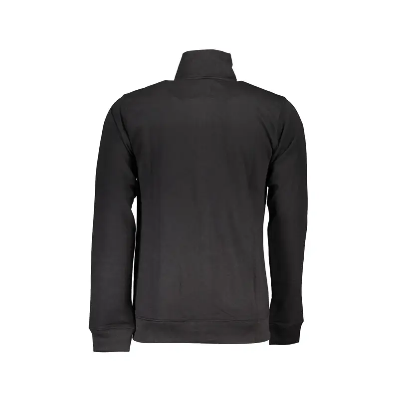 Felpa Maniche Lunghe Uomo Nera Ricamo Nero miniatura 2