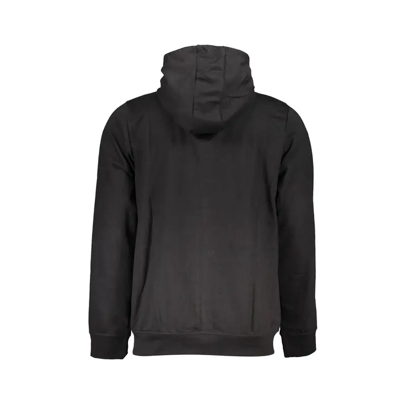 Gian Marco Venturi Felpa Uomo Nera con Zip e Cappuccio miniatura 2