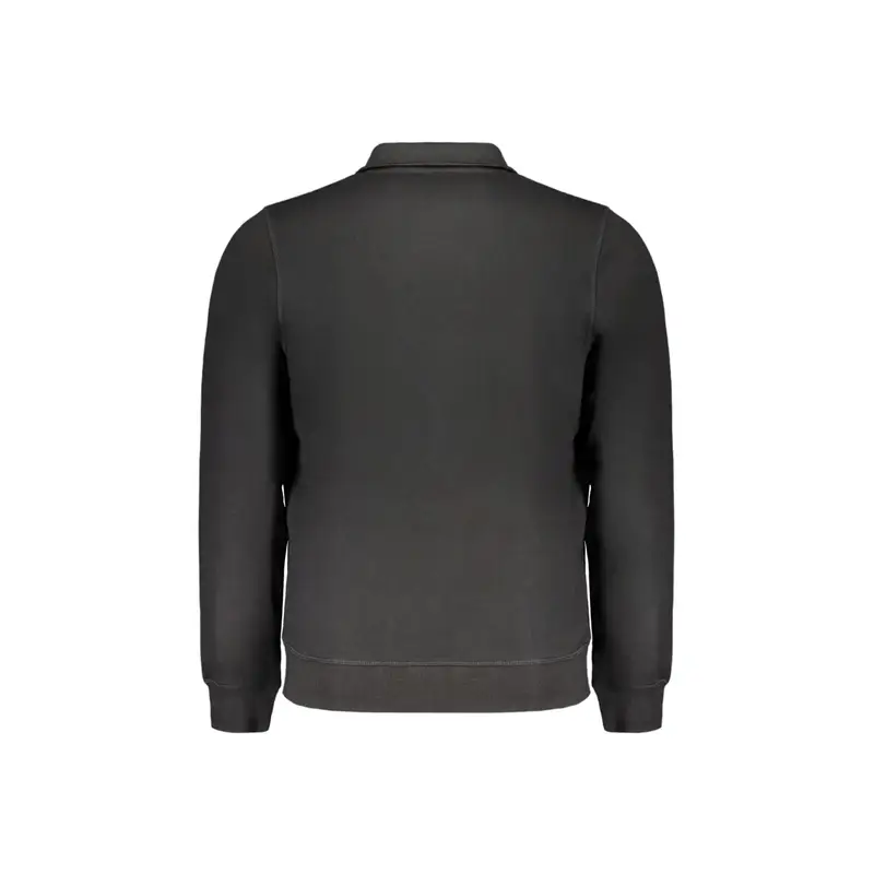 Gian Marco Venturi Felpa Uomo Nera con Zip e Ricamo miniatura 2