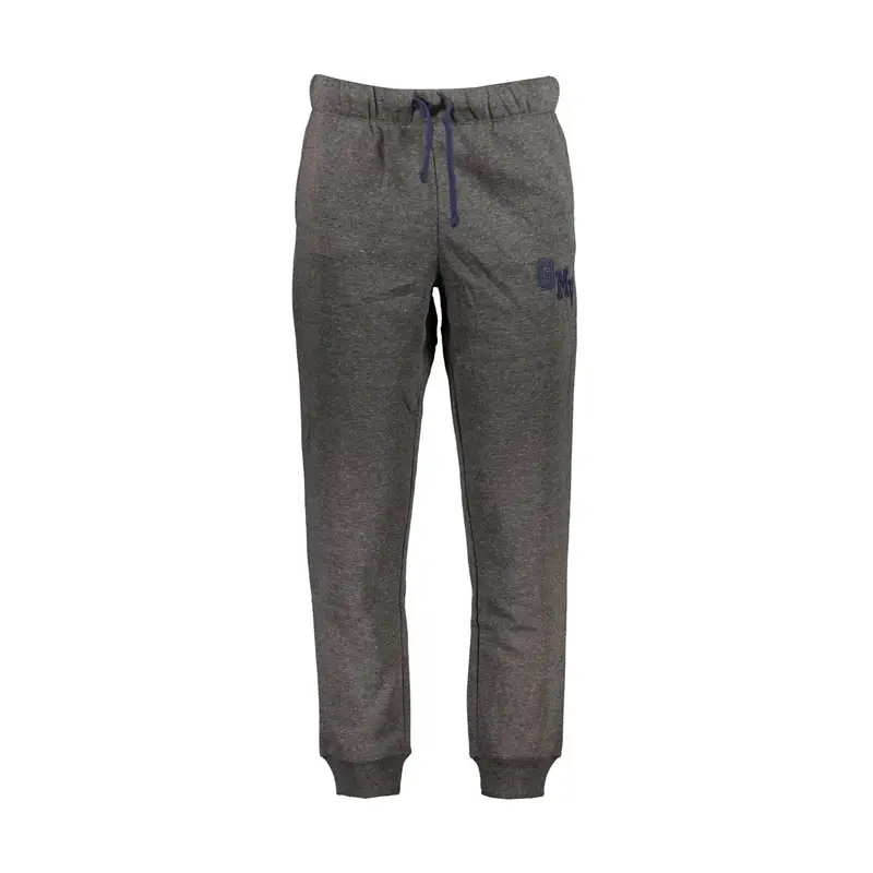 Felpa Pantaloni Uomo Grigio Ricamo