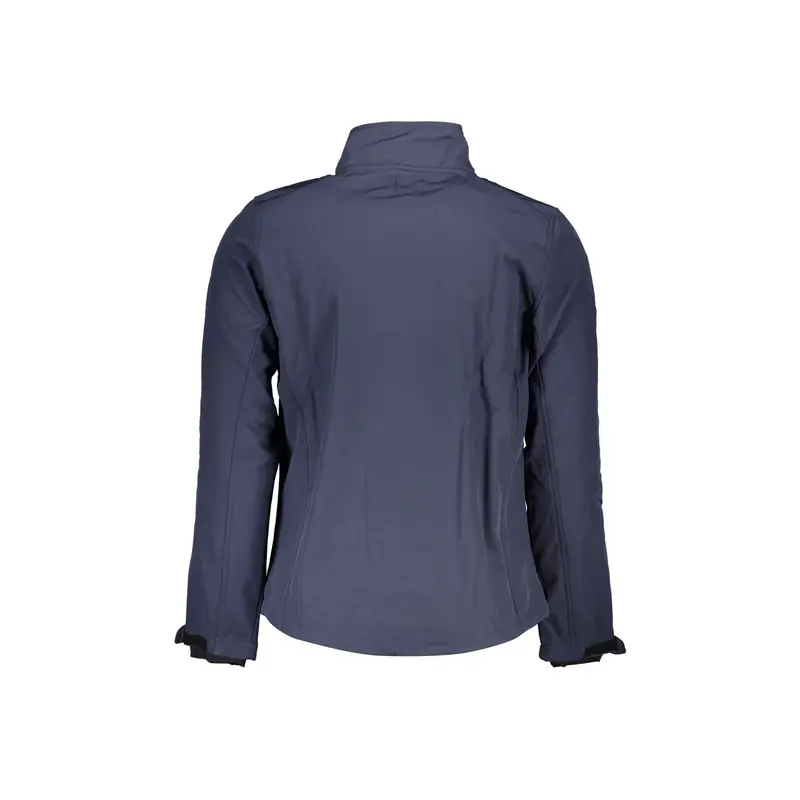 Giubbotto Maniche Lunghe Uomo Blu Zip miniatura 2